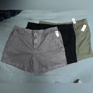 NWT Lot of 3 new pairs of Old Navy shorts, sz XL - linen and OG chino